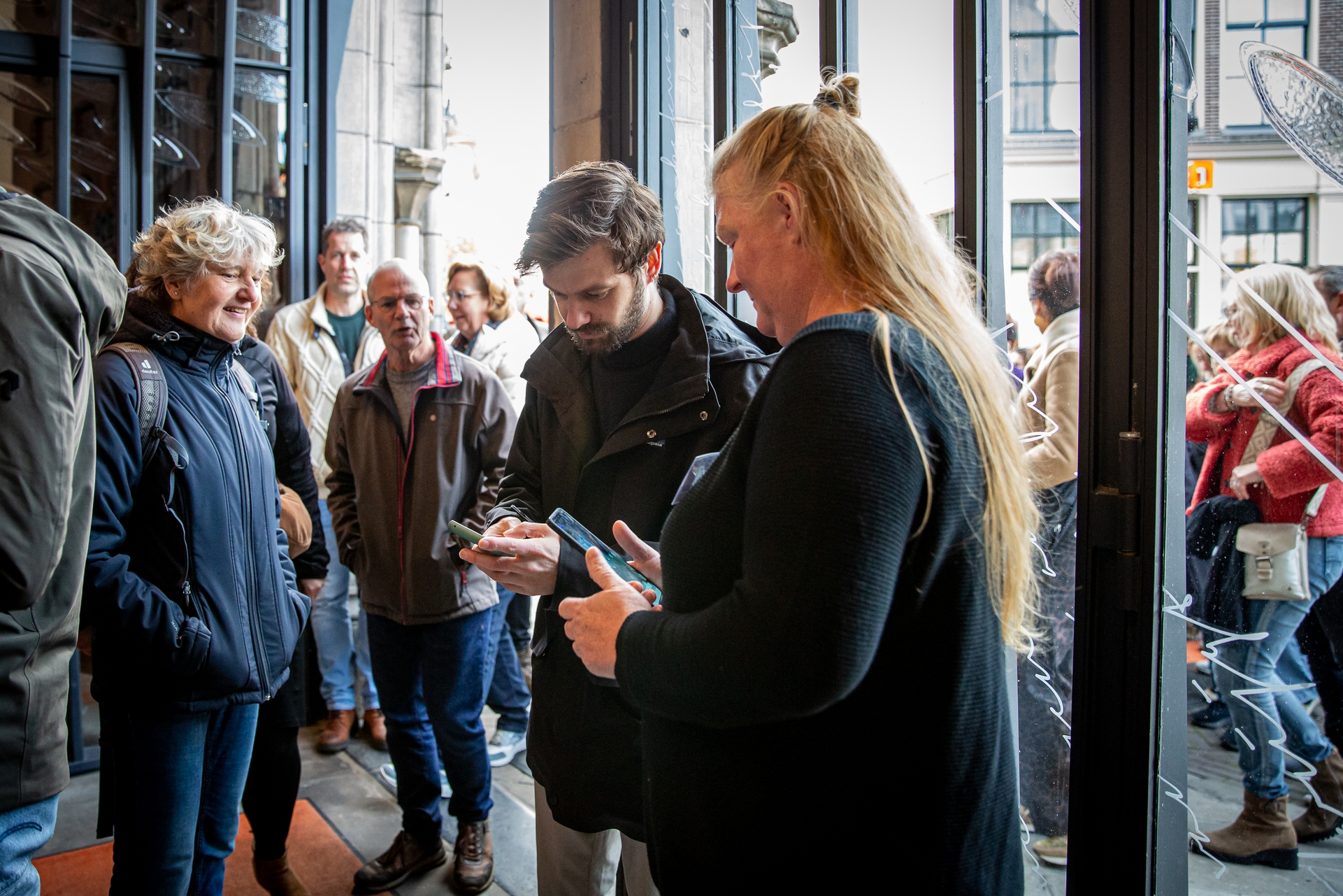 Bezoekers worden ingecheckt met de Tickable scanner-app